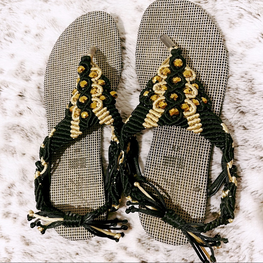 Huaraches Macrame Sandals Shoes Size 7.5